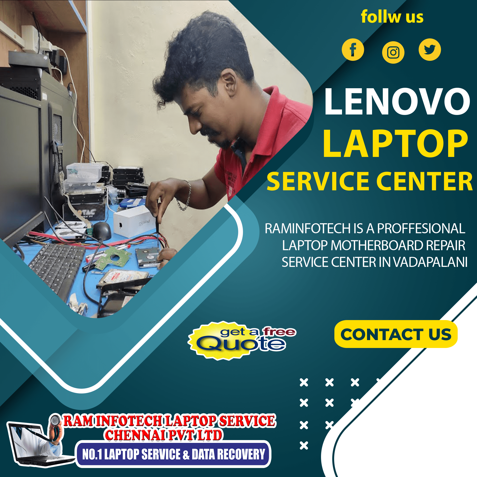 laptop service infotech in chennai